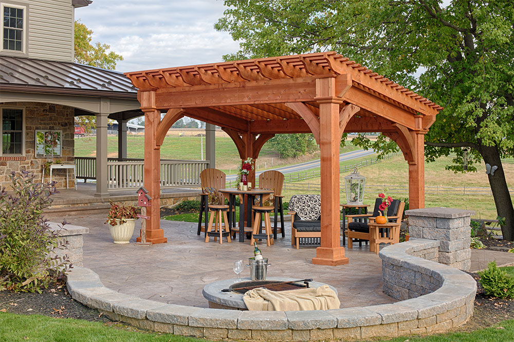 Santa Fe Cedar Pergola