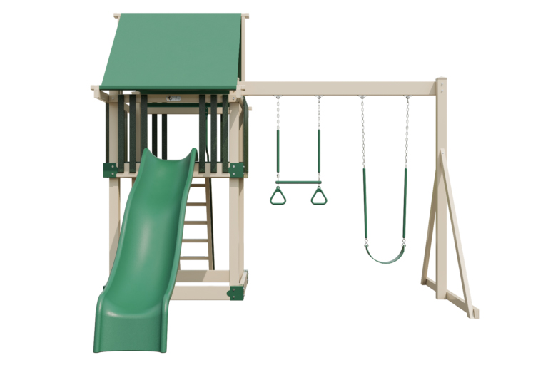 Moderate 55 Almond Green Front Vinyl Playset