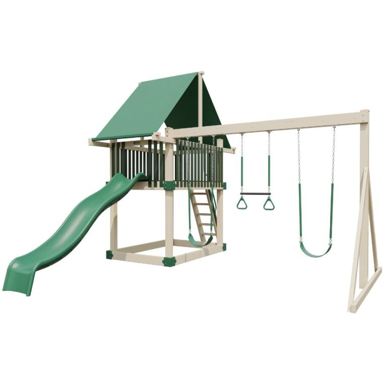Moderate 75 Almond Green Top Vinyl Playset